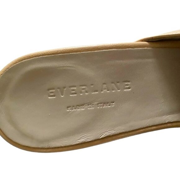 Everlane The Wedge Leather Sandal in Apricot 8.5 - Picture 4 of 7